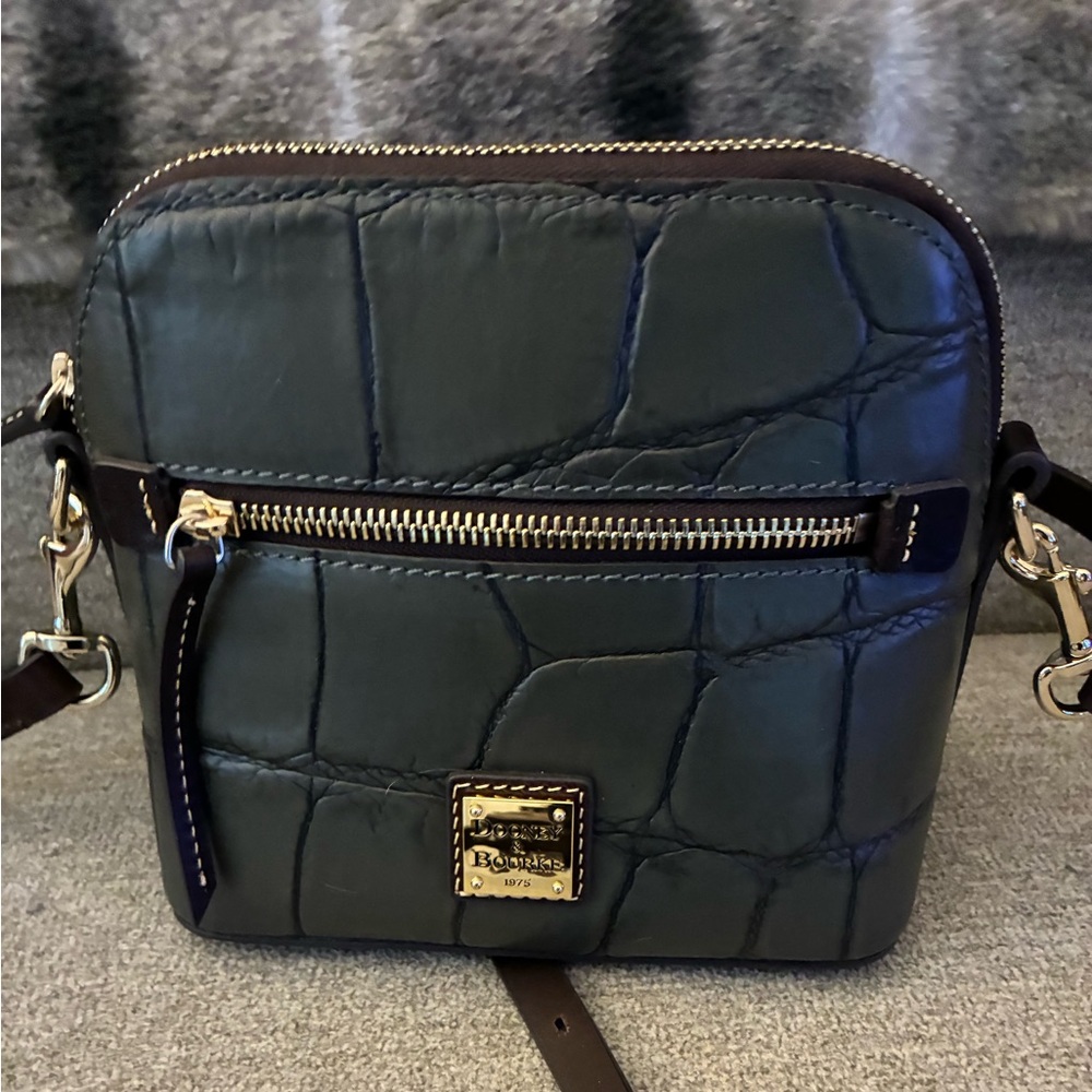 Dooney & Bourke Gray Crossbody Bag